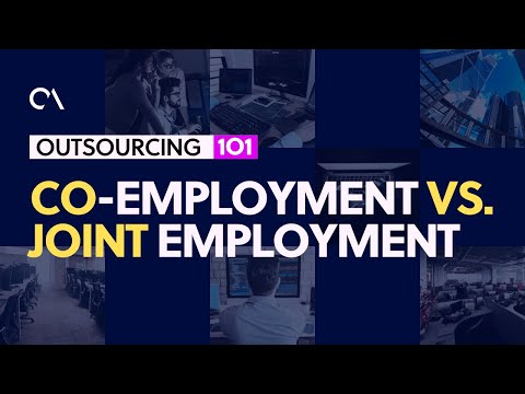 101: Co-employment vs. Joint employment