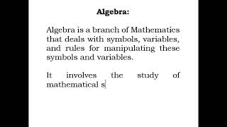 #algebra #maths #mathematics #upsc #upscoptionalsubject #jeemains #defination #cgl  |algebra 001