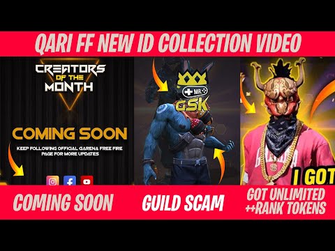 Free Fire Double Rank Token - Qari FF New ID - Free Fire Max Trailer - GSK Guild Scam - FF News