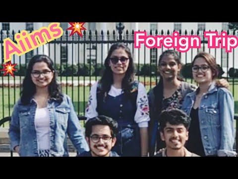 Foreign Trip part-1/ USA/Aiims Delhi 🤩🤩