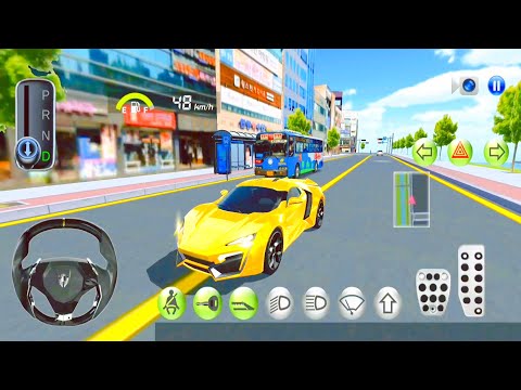 3D Car Driving Simulator - 3D car vs Bullet Train Statin #-33 - 3D car Android Gameplay