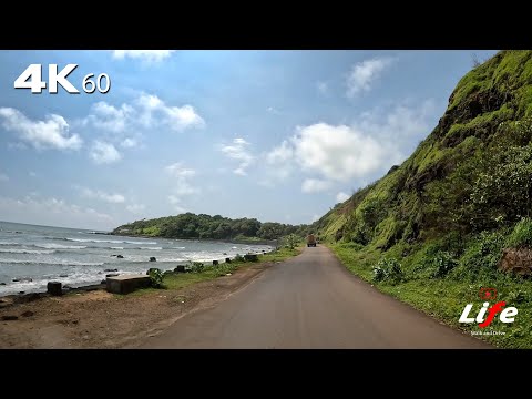 Driving in Konkan 13:  From Malgund To Varavade, Ratnagiri District | 4K 60fps