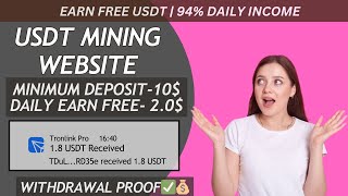 New USDT Site 2024 | Best Usdt Investment Website | New Usdt Mining Site | New Usdt Earning Website