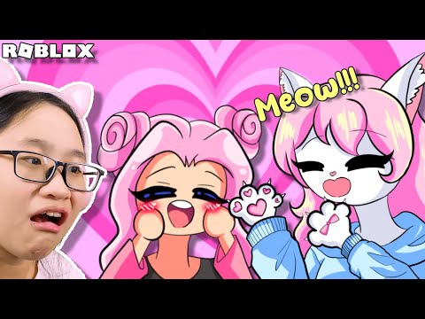 My Girlfriend is a Cat? | Roblox | Hangout with a Neko Girl