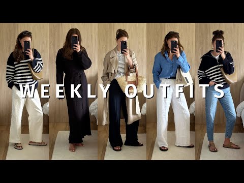 What I Wore In A Week | Minimalist Spring Outfits