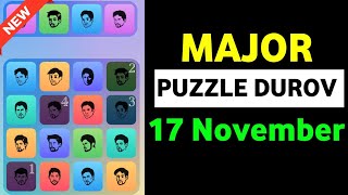 17 November Major puzzle durov Solved Today | Major Daily combo card 17 November