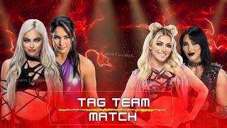 WWE 2K24 - Tag Team Match - Raquel Rodriguez Liv Morgan VS Rhea Ripley Alexa Bliss | WWE Payback