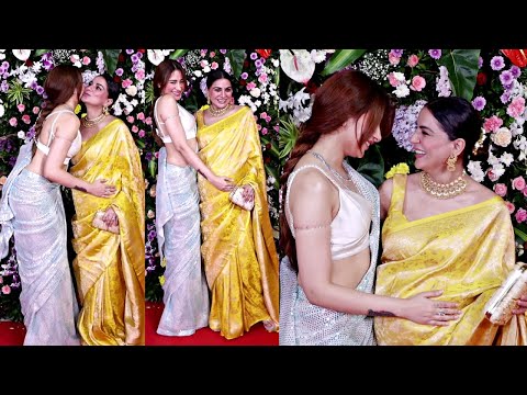 Mahira Sharma Cradles Pregnant Shraddha Arya Baby Bump At Ekta Kapoor Diwali Party 2024