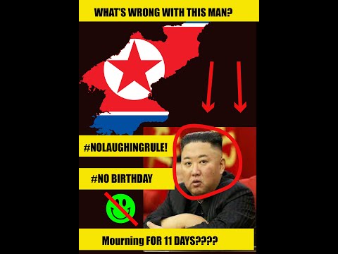 #Why North Korea has banned laughing, drinking, shopping for 11 days?#north Korea,#Kim Jong-il,