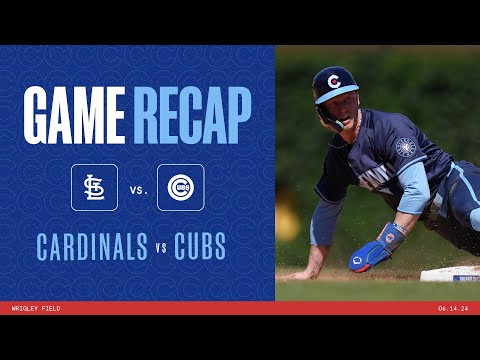 Cubs vs. Cardinals Game Highlights | 6/14/24