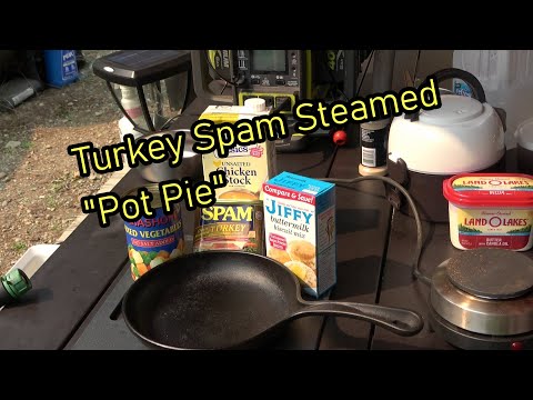 Turkey SPAM Steamed "Pot Pie" #spamtember