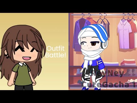 Outfit Battle with @dragonl1me445 | Gacha Club