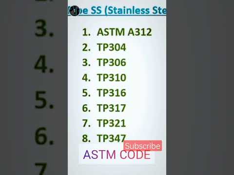 Stainless Steel Astm Code #Shorts #Viral Video