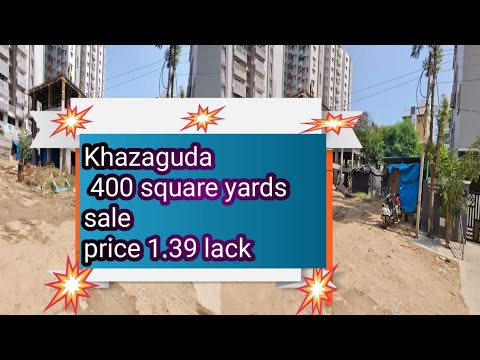 #khazaguda 400 square yards west face redy to construction plot sale @ 9703538222