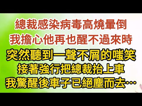 《挺著孕肚逼婚》第04集：總裁感染病毒高燒暈倒，我擔心他再也醒不過來時，突然聽到一聲驕傲又不屑的嗤笑，接著強行把總裁抬上車，我驚醒後車子已絕塵而去……#戀愛#婚姻#情感 #愛情#甜寵#故事#小說#霸總