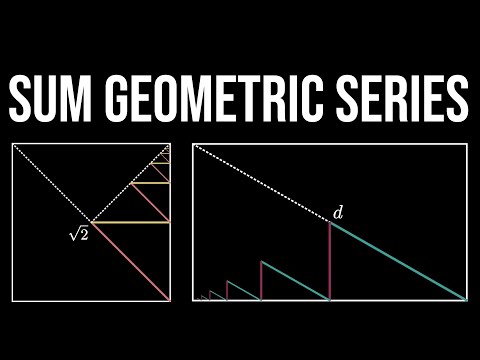 Sum Geometric Series with Ratio 1/2 in Rectangles (visual proofs)