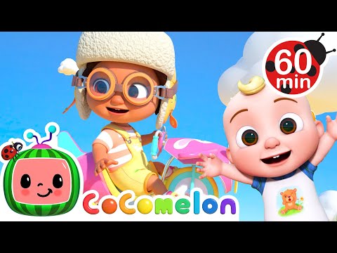 Airplane Song | with Nina and JJ | Cocomelon Nursery Rhymes for Kids