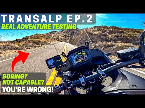 Honda Transalp 750 | First Ride On/Off Road (REAL test... no holding back!) (EP.2)