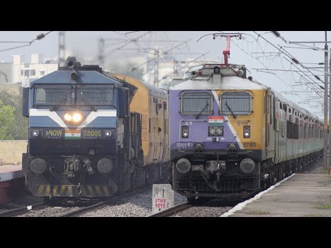 34 In ONE High SPEED Trains | Diesel & Electric Trains | WAP4 +WAP5 +WAP7 +WDP4 + WDP4D +WDM3A Etc.