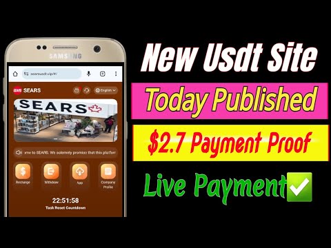 Get $100 Usdt free | Today Usdt earning Site, Usdt order grabbing site| Mall income site