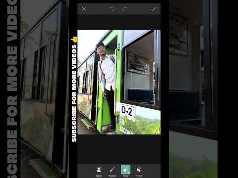 Train Concept background change photo editing #photoediting #editingtutorial #shorts