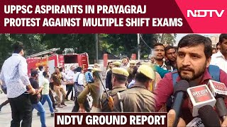 Prayagraj Protest Latest | Student Protests Turn Chaotic in Prayagraj Over UPPSC Exam Policy