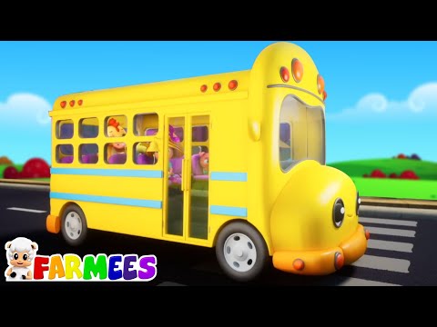 बस का चक्का घूमे गोल गोल, Bus Ka Chakka Ghume Gol Gol, Hindi Song for Kids and Nursery Rhymes