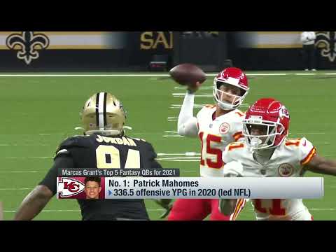 NFL Network's Marcas Grant's Top 5 fantasy QBs for 2021