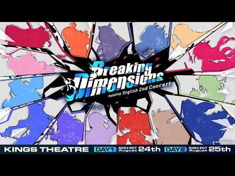 hololive English 2nd Concert -Breaking Dimensions- Trailer