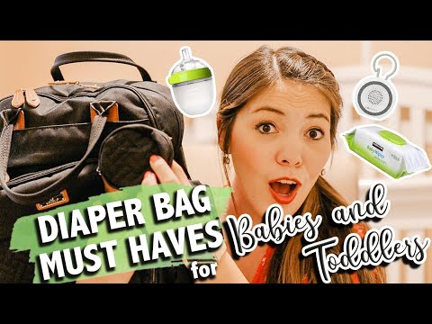 WHAT'S IN MY DIAPER BAG | Diaper Bag Essentials for Babies and Toddlers | The Carnahan Fam