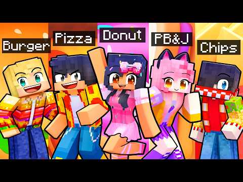 10 FRIENDS on one FOOD BLOCK in Minecraft!