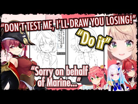 Marine punishes Ui with an instant loss comic, makes her show it to everyone on her birthday