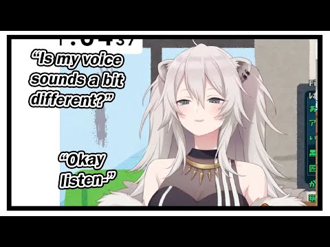 Botan Answers Why Her Voice Sounds Different From Her First Stream [Hololive/ENG SUB]