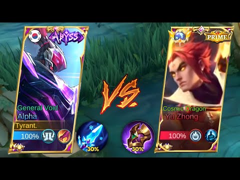 ALPHA VS PRO YU ZHONG WHO'S THE STRONGEST FIGHTER (solo mcl 100% winrate)