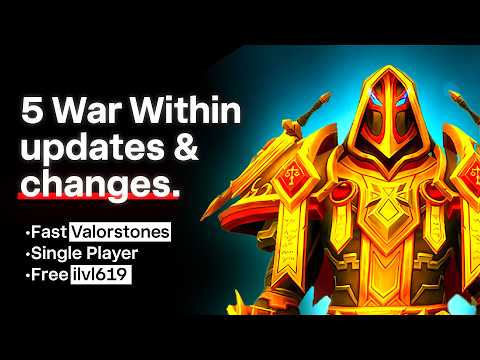 Blizzard HALVED The Grind! 5 War Within Updates You Should Know