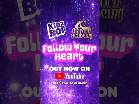 “Follow Your Heart” by the KIDZ BOP Kids & Unicorn Academy is out now!Chapter 2 is now on Netflix!🦄