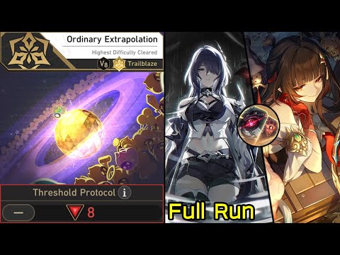 Ordinary Protocol 8 Acheron & Lingsha with Useless Scholar Full Run | Divergent Universe