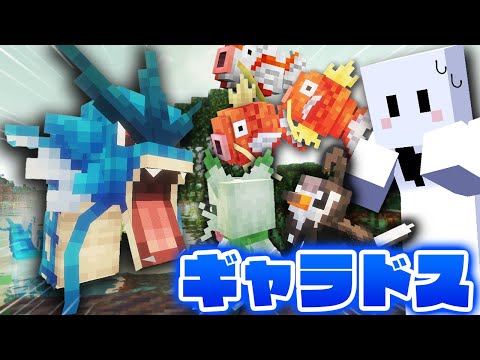 ギャラドス怖すぎるだろ - ポケモンだらけの世界で伝説のポケモンを捕まえる #2【マインクラフト / Cobblemon】