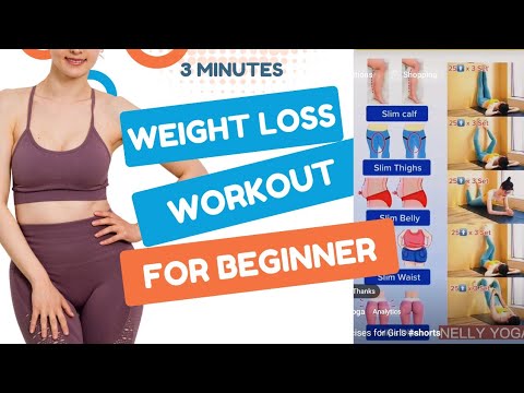 3 Minutes WEIGHT LOSS WORKOUT For BEGINNER - Challenge 7 - Nelly Yoga Shorts