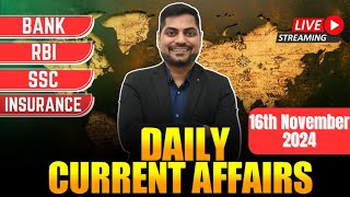 16th November 2024 Current Affairs Today | Daily Current Affairs| News Analysis by Kapil Kathpal