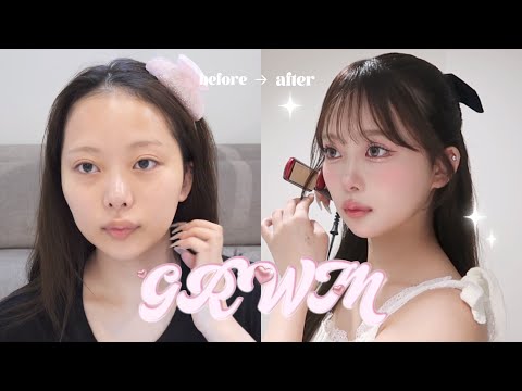 【grwm】ネイルしに行くから毎日メイクする！雑談準備動画🎀