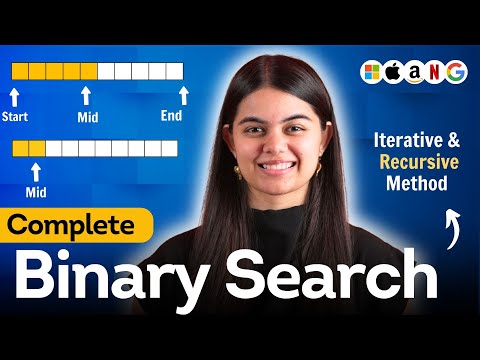 Binary Search Algorithm - Iterative and Recursive Method | [Theory + Code] with Example