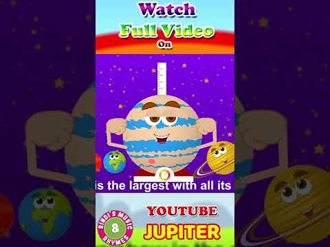 Jupiter Song #ytshorts #youtubeshorts #solarsystemsong #nurseryrhymes