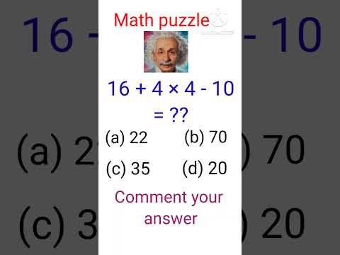 Math puzzle || #math #quizgame #quiz #mathematics #gkquestion