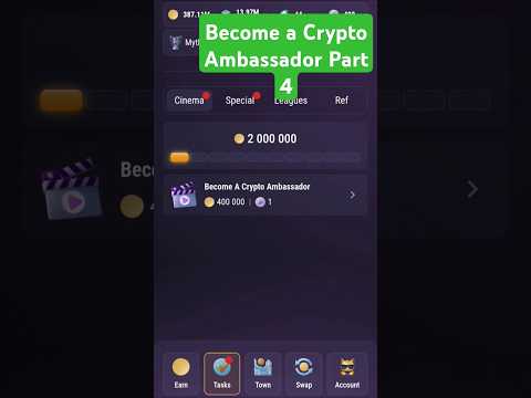 Become A Crypto Ambassador Part 4 Code Tapswap | Become A Crypto Ambassador Part 4 Tapswap Code