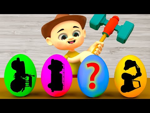 Surprise Eggs Kids Songs | Johny Johny Yes Papa Song | Nursery Rhymes & Kids Songs