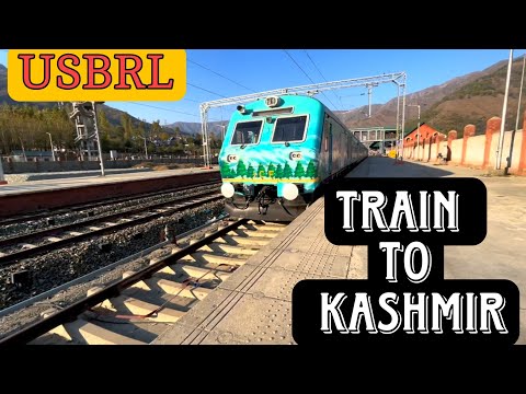 USBRL : Train To Kashmir | Banihal Railway Station | Usbrl Project Update | Budgam Srinagar By Train