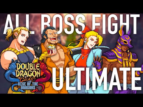 Double Dragon Gaiden: Rise of the Dragons All Boss Fight Ultimate Level