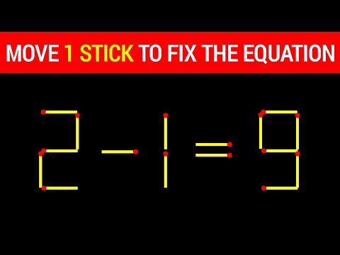 If you are genius solve this || Matchstick puzzle || Ep : 79