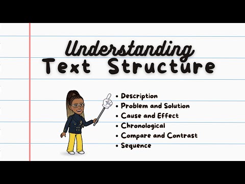 Reading Strategies I Identifying 5 Types of Text Structure ##readingstrategies